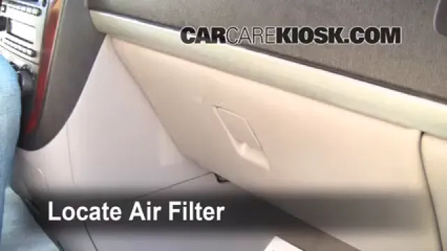 2008 Chevrolet Uplander LS 3.9L V6 Air Filter (Cabin) Replace